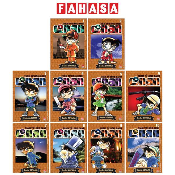 Combo Manga - Thám Tử Lừng Danh Conan: Tập 1 - 10 (Bộ 10 Tập)