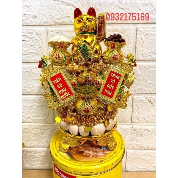 Tháp tỏi ông Mèo chiêu tài ngũ đậu túi Lộc