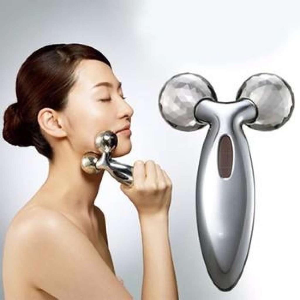 Combo 2 Cây lăn massage mặt 3D nâng cơ xóa nhăn thông minh