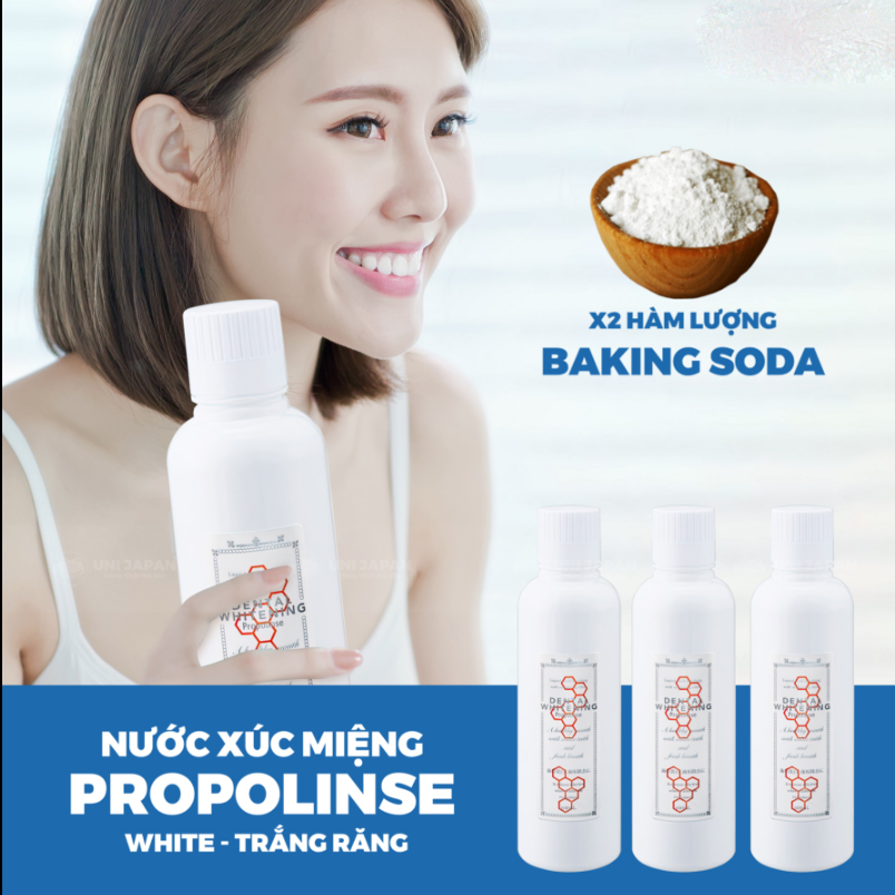 Nước súc miệng Propolinse loại bỏ mùi hôi hút thuốc, trắng răng Nhật Bản 600ml