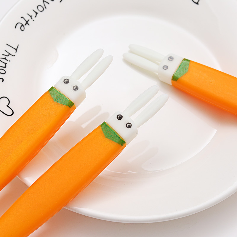 Bút Bi Thỏ Cà Rốt Độc Đáo - Bút Mực Đen