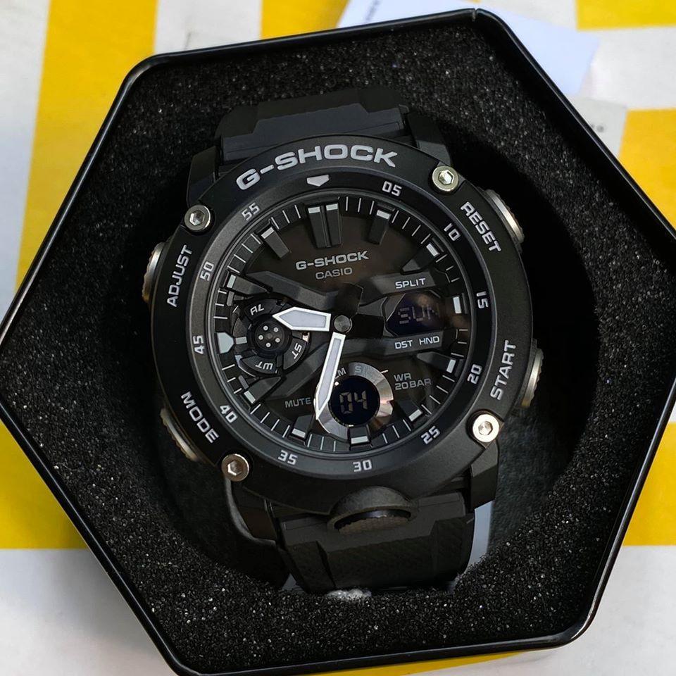 Đồng hồ nam chống nước Casio G-shock GA2000-1A Hymawatch