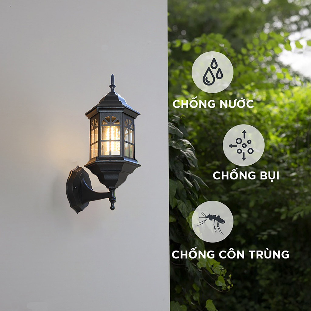 Đèn tường Ngoại Thất phong cách cổ điển