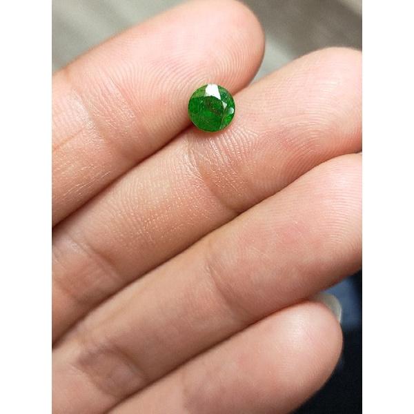 070* L hạt Garnet Xanh Lá (THIÊN NHIÊN) tsavorite