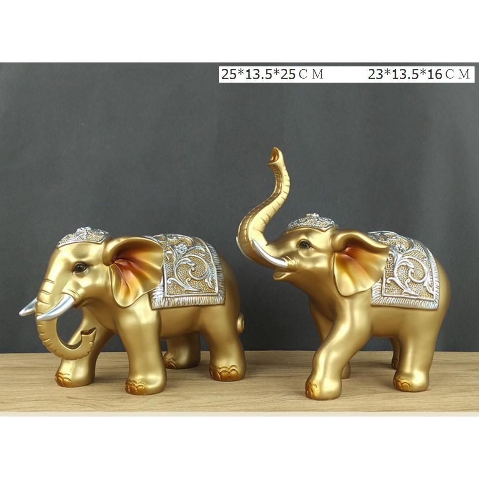Bộ voi trang trí DHVTT010