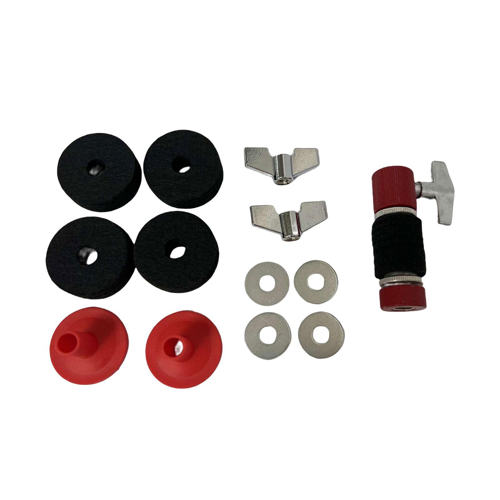 Rack Drums Pedal Parts Cymbal Stand Accessories Wear Resistant Hi Hat Clutch Felt Mats Set