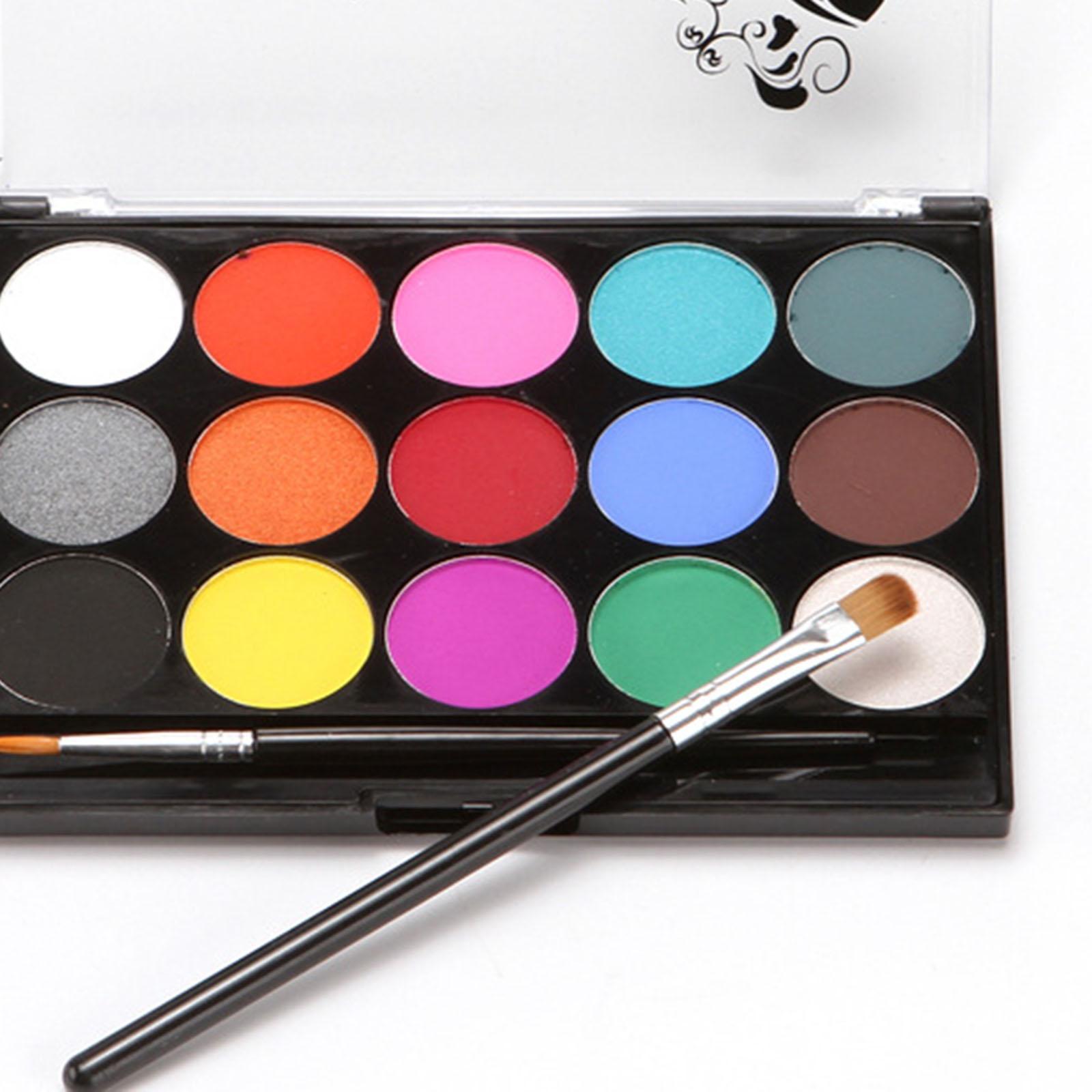 Face Body Painting, Palette with Brushes Face Body Paint Kit for Costume Parties