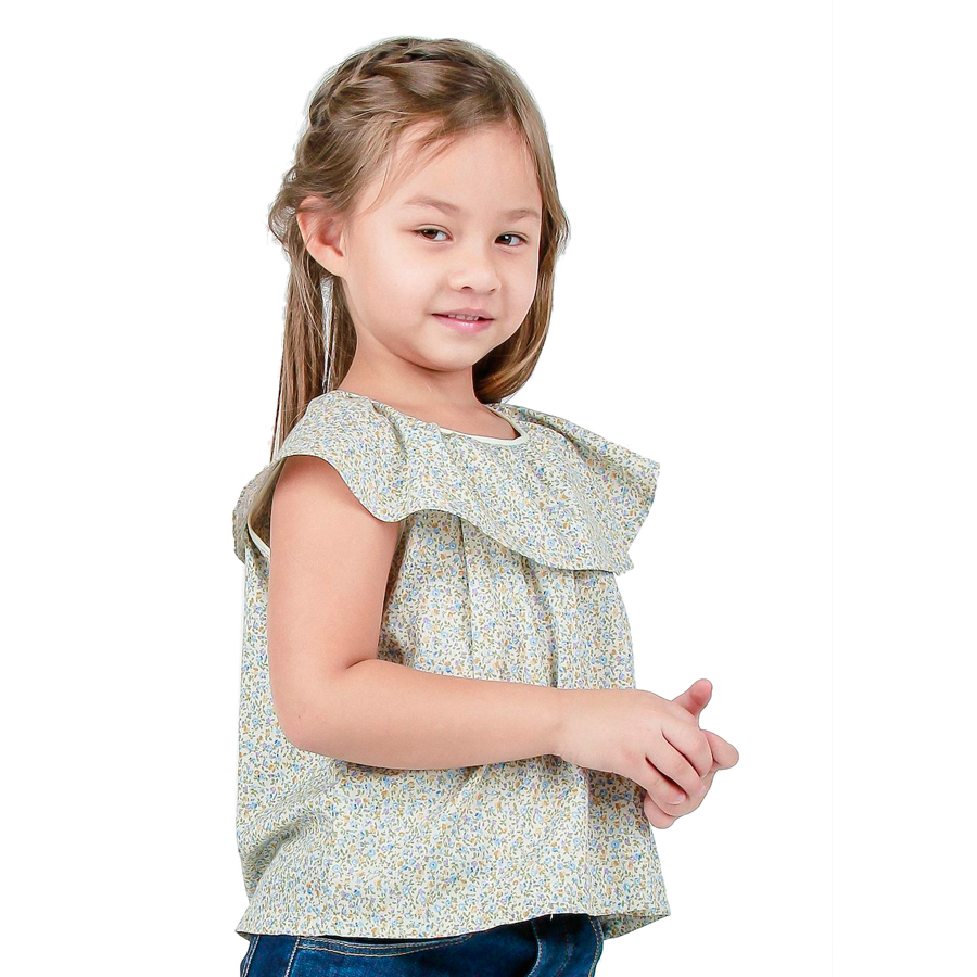 Áo Kiểu Bé Gái Bèo Cổ Ugether UKID82
