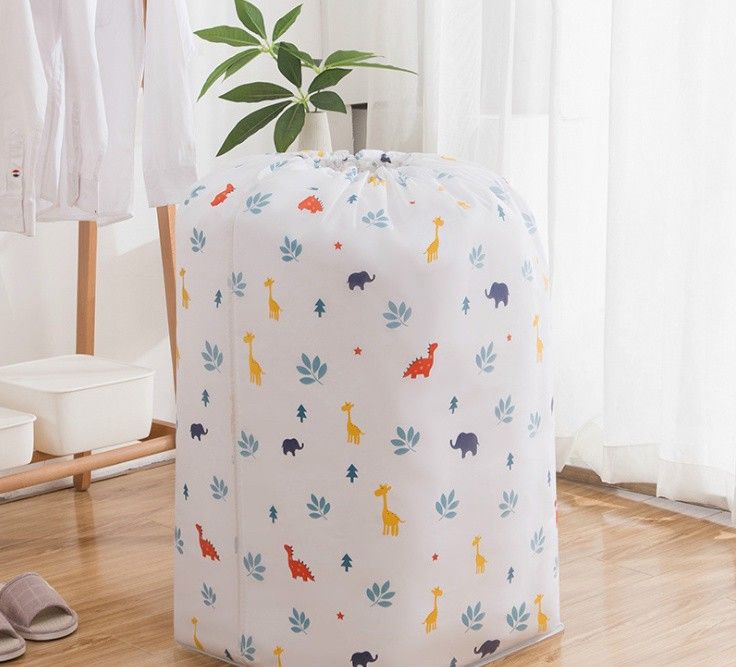 Túi Đựng Chăn Mền Vuông Peva Cuộn Lớn 90X45Cm Có Dây Rút