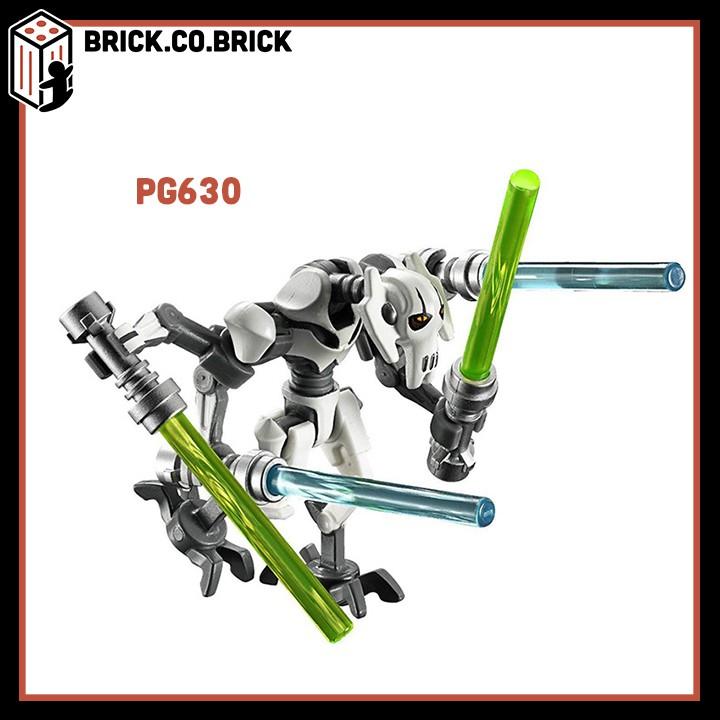 Đồ chơi Lắp ghép Mô hình Nhân vật General Grievous trong phim Star Chiến tranh giữa các vì sao Mới PG630