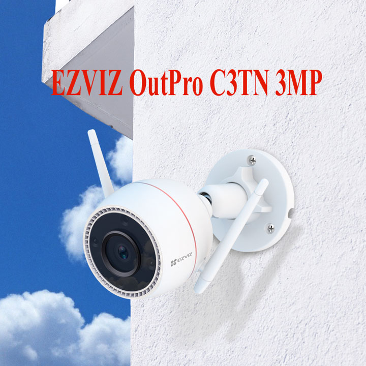 Camera WiFi Colorvu 3mp EZVIZ OutPro C3TN 2K hàng chính hãng