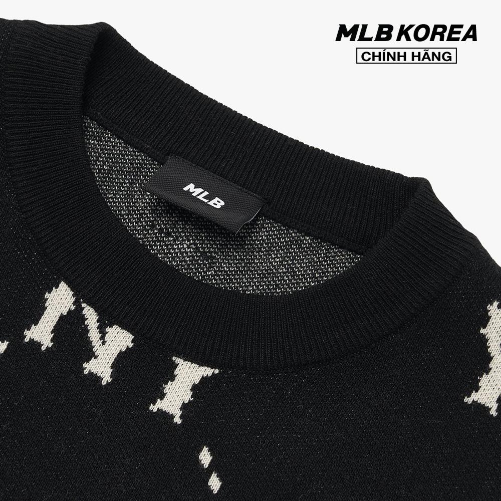 MLB - Áo sweater phom suông tay dài Dia Monogram Overfit 3AKPM0226-50BKS