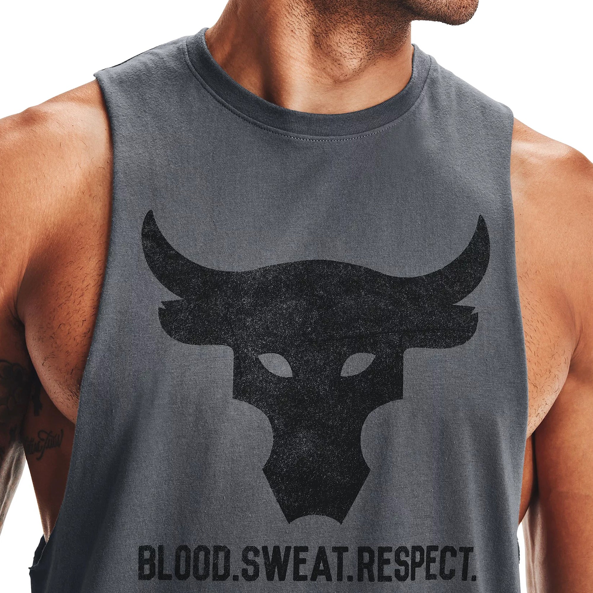 Áo ba lỗ thể thao nam Under Armour Project Rock Brahma Bull - 1361721-012