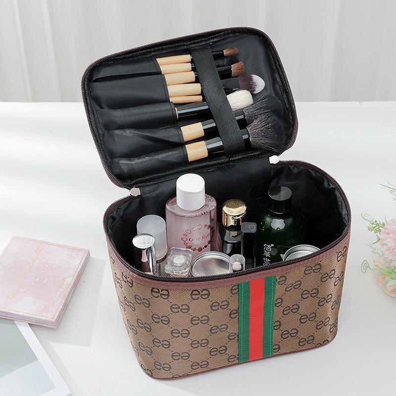 Túi Đựng Mỹ Phẩm, Đồ Trang Điểm, Đồ Make Up Cá Nhân Dạng Sọc Sang Chảnh