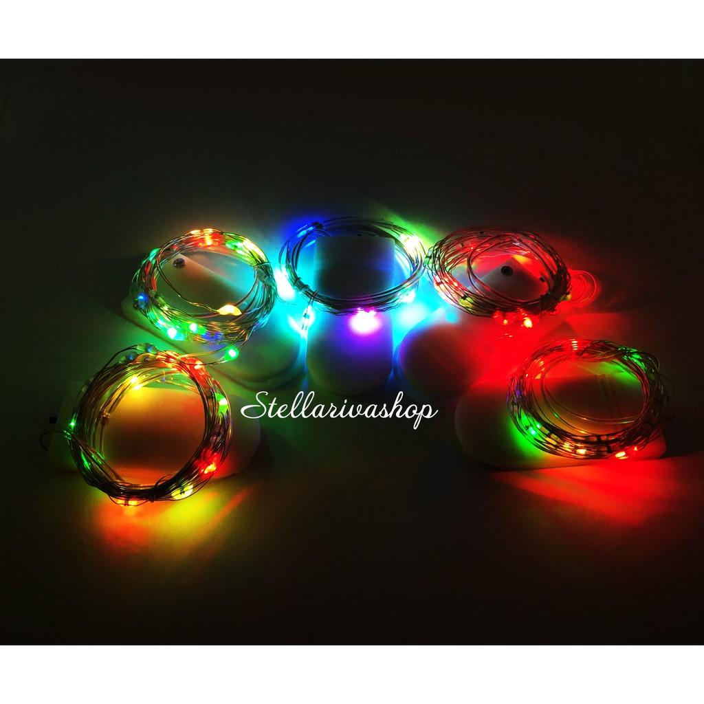 Đèn Led 7 màu trang trí tiểu cảnh, decord nhà búp bê, DIY DOLL HOUSE quà tặng trang trí