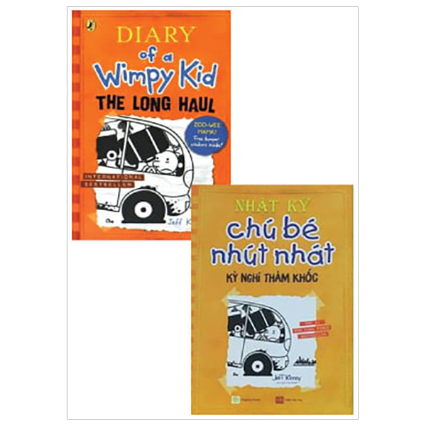 Combo Song Ngữ Wimpy Kid 9: The Long Haul - Nhật Ký Chú Bé Nhút Nhát - Tập 9 - Kỳ Nghỉ Thảm Khốc