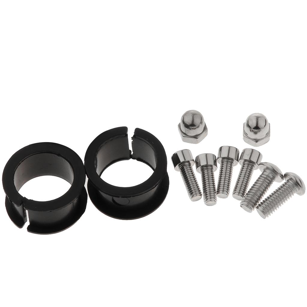 Motorcycle Handguard Mount Kit Handguard for Dirt Bike ATV Black