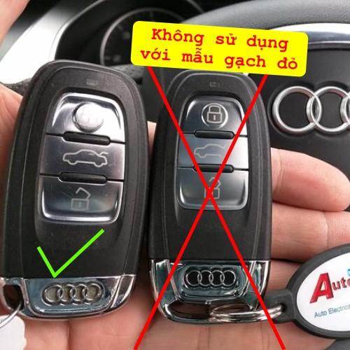 Bao da dành cho chìa khoá Audi A3, A4, A5, A6, A8, A4L, A6L, Q5, Q7 handmade da thật 002