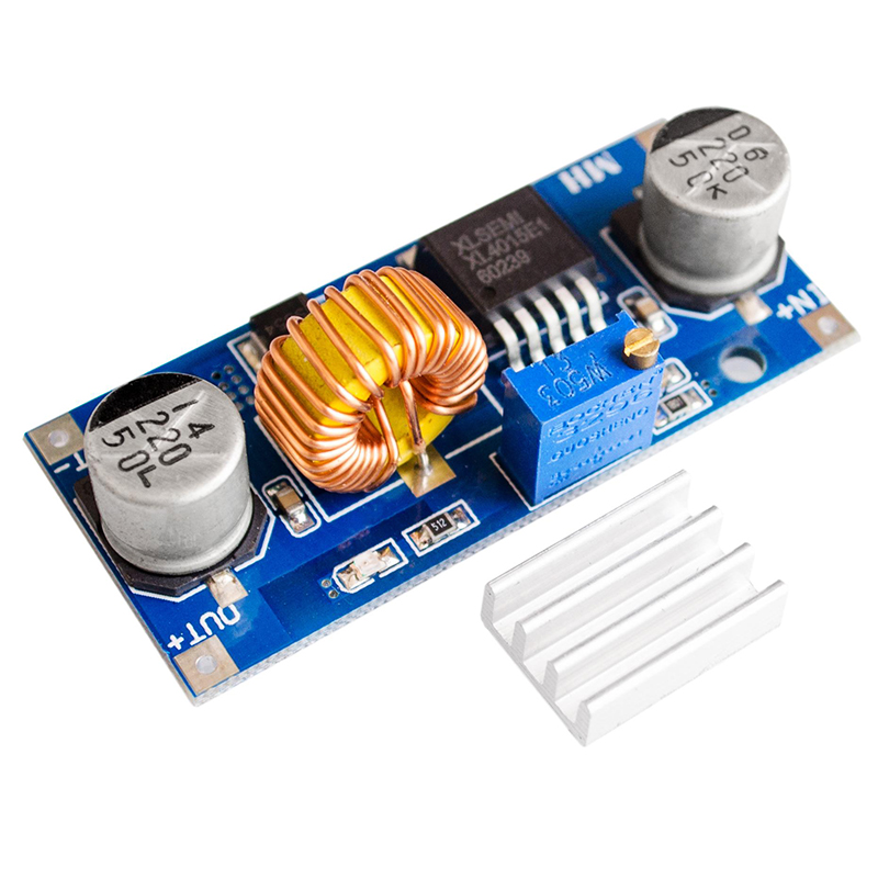 Module Hạ Áp Buck DC-DC 5A XL4015 Điện áp đầu vào: 4-38V Điện áp ra: 1.25-36V