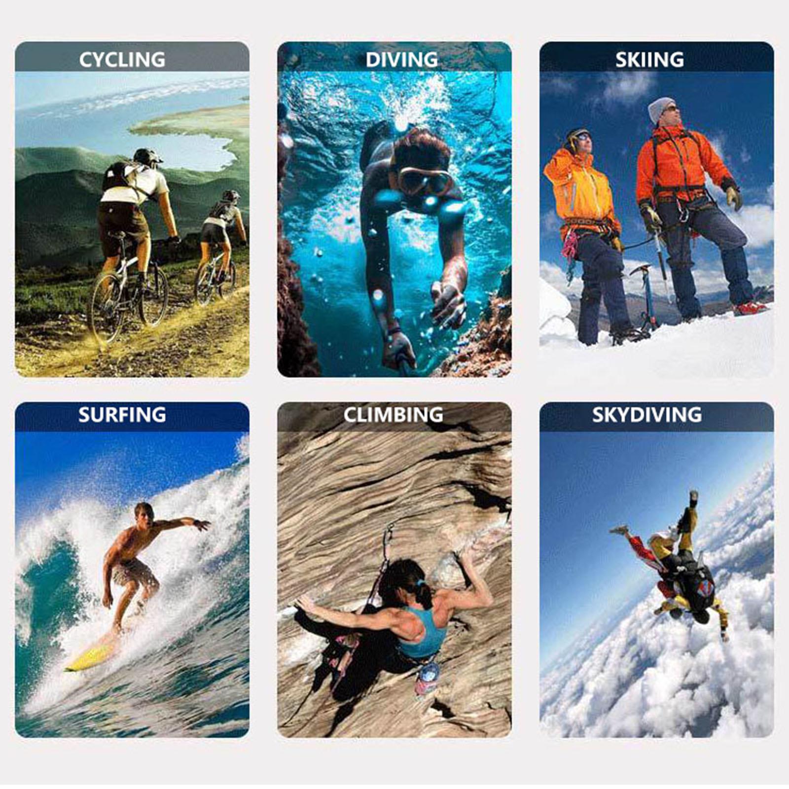 New 4K WiFi Waterproof Outdoor Sports Camera Anti-Shake Sports DV Helmet Action Camera