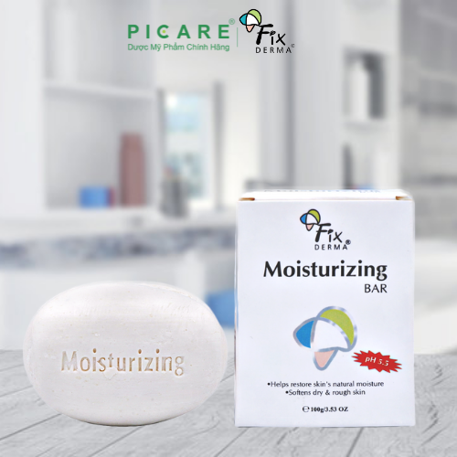 Xà Phòng Làm Sạch Cho Da Khô, Nhạy Cảm Fixderma Moisturizing Bar 100g