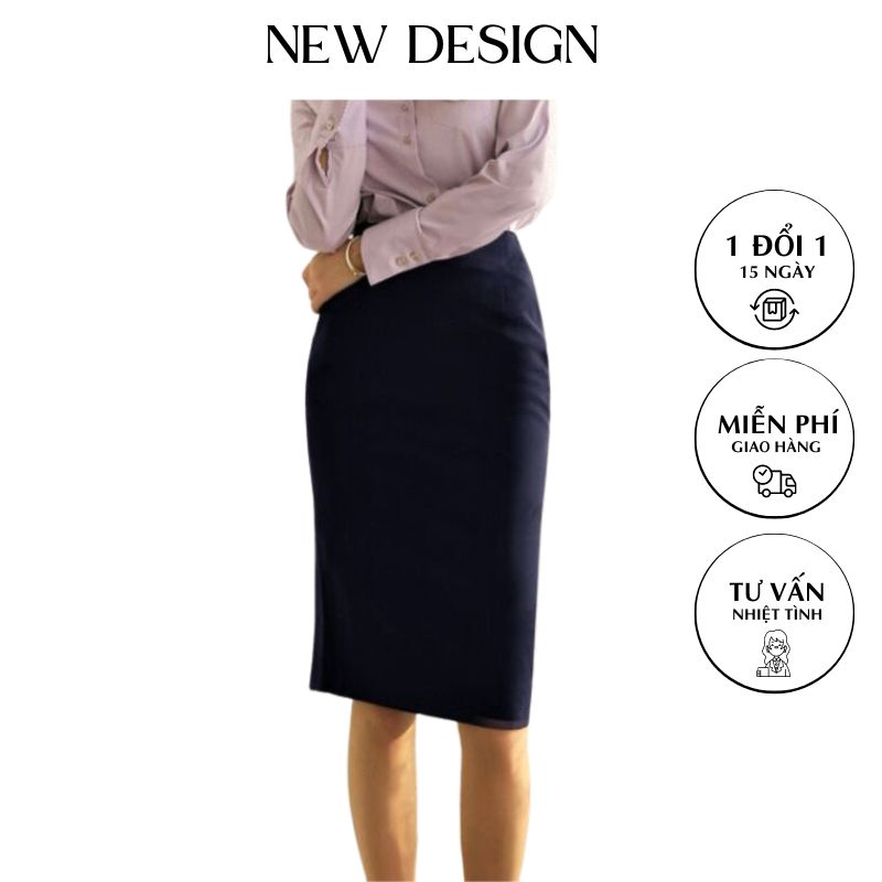 Chân váy bút chì - Váy công sở cao cấp có túi form chuẩn dáng đẹp