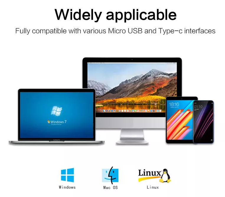 Đầu cắm OTG xịn giúp điện thoại Android đọc thẻ nhớ TF, USB, Type C  - Hàng chính hãng / Hàng nhập khẩu