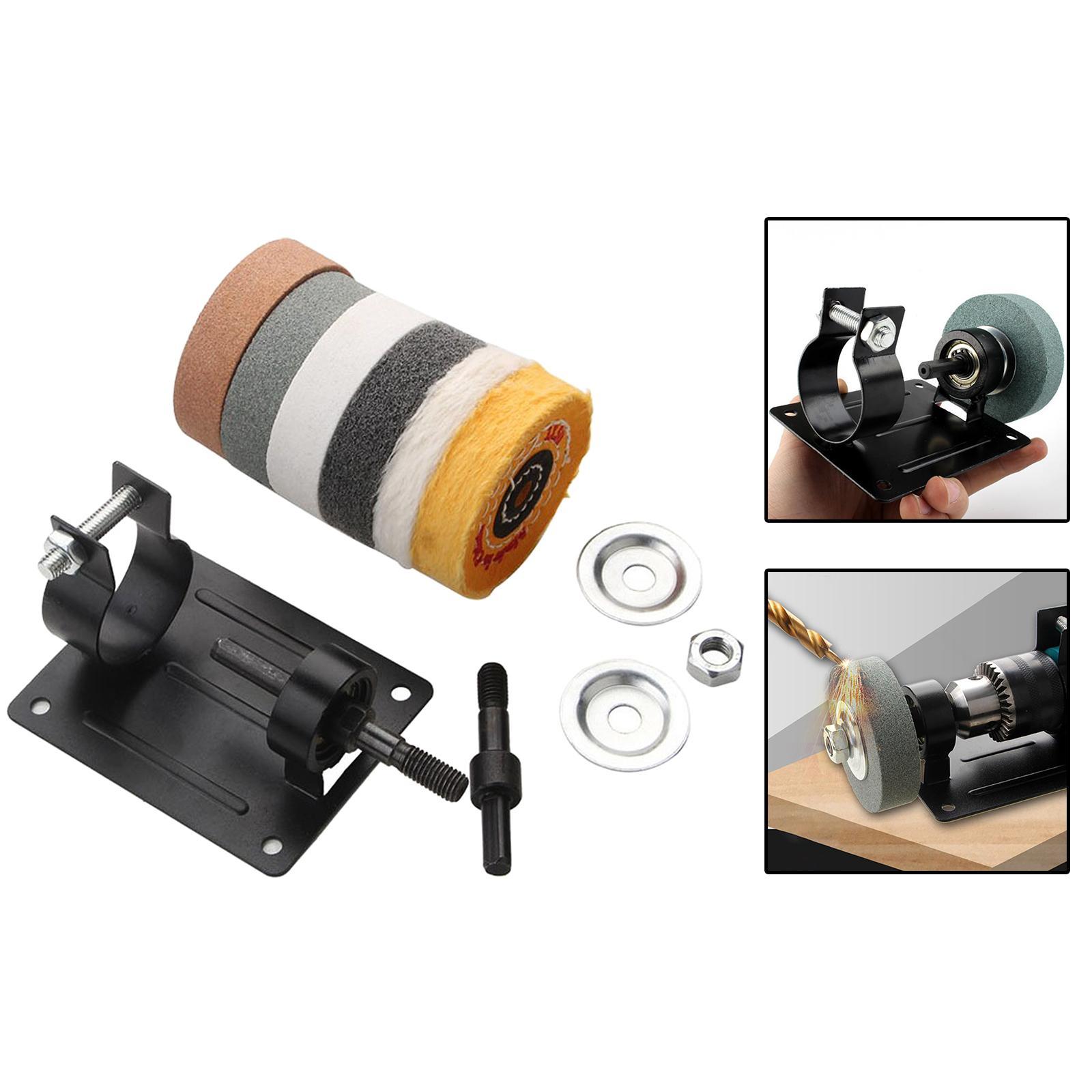 7 Pieces 10mm Electric Drill Cutting Seat Conversion Variable for Grinder