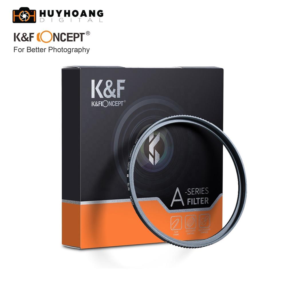 KÍNH LỌC K&amp;F CONCEPT HD SLIM MC UV GERMAN OPTICS Hàng Nhập Khẩu