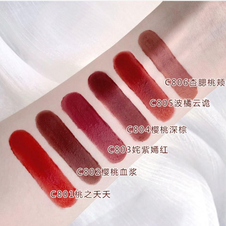 Son kem Carvazi Dusk Pink Fog Lip Puree chất mịn mượt đẹp siêu lì 1.7g