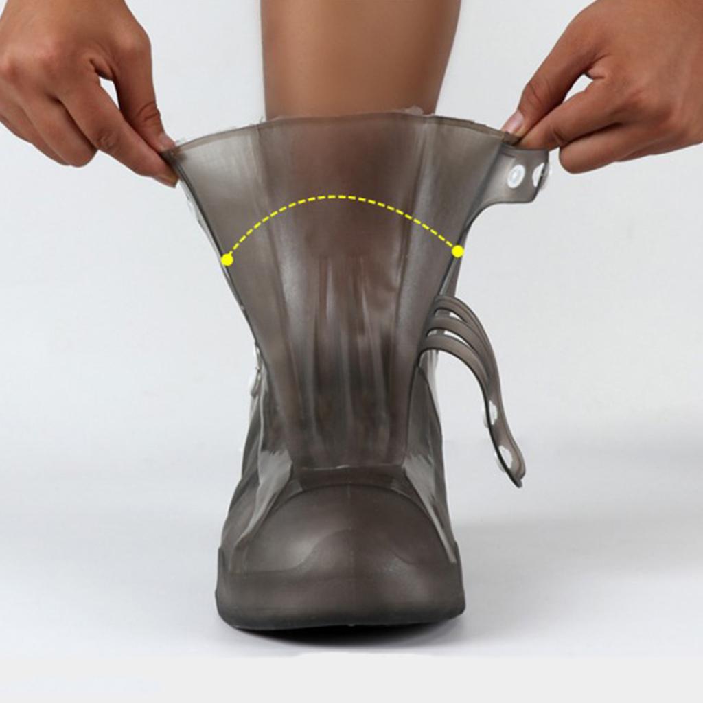 Waterproof Rain Snow Shoe Covers Foldable Thicken Sole Overshoes