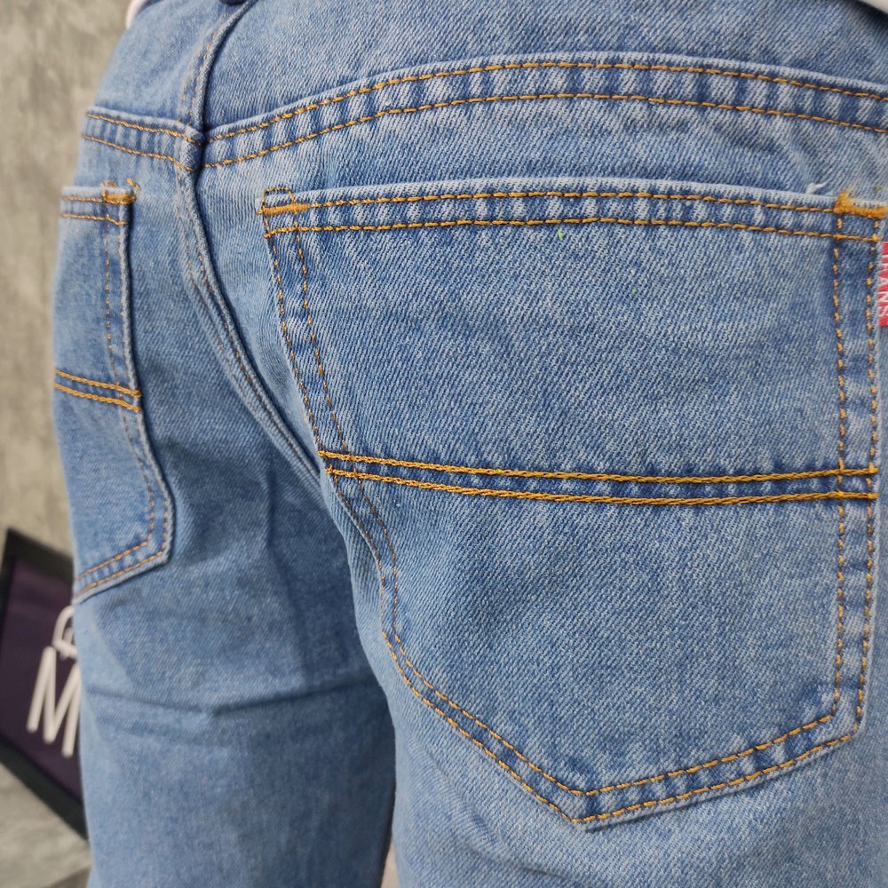 Quần short jean nam MĐ Q391 xanh nhạt