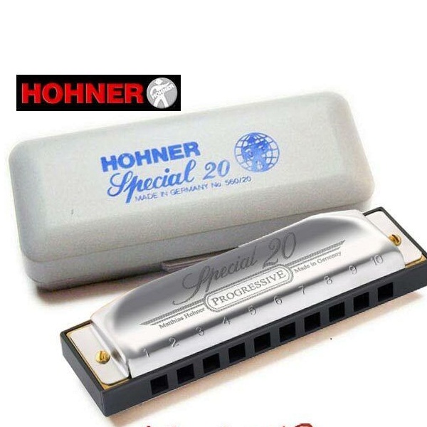 Kèn harmonica diatonic 10 lỗ Special 20 Progressiver -Hàng nhập Đức