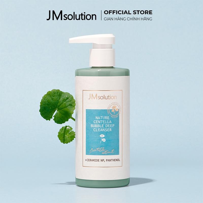 Tẩy Trang Dạng Bọt Cho Da Nhạy Cảm JMsolution Nature Centella Bubble Deep Cleanser 300ml