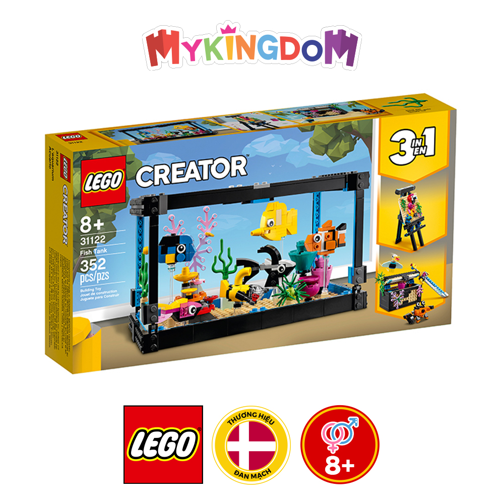 Đồ Chơi Lắp Ráp LEGO Creator Bể Cá Thần Kì 31122 Cho Bé Trên 8 Tuổi