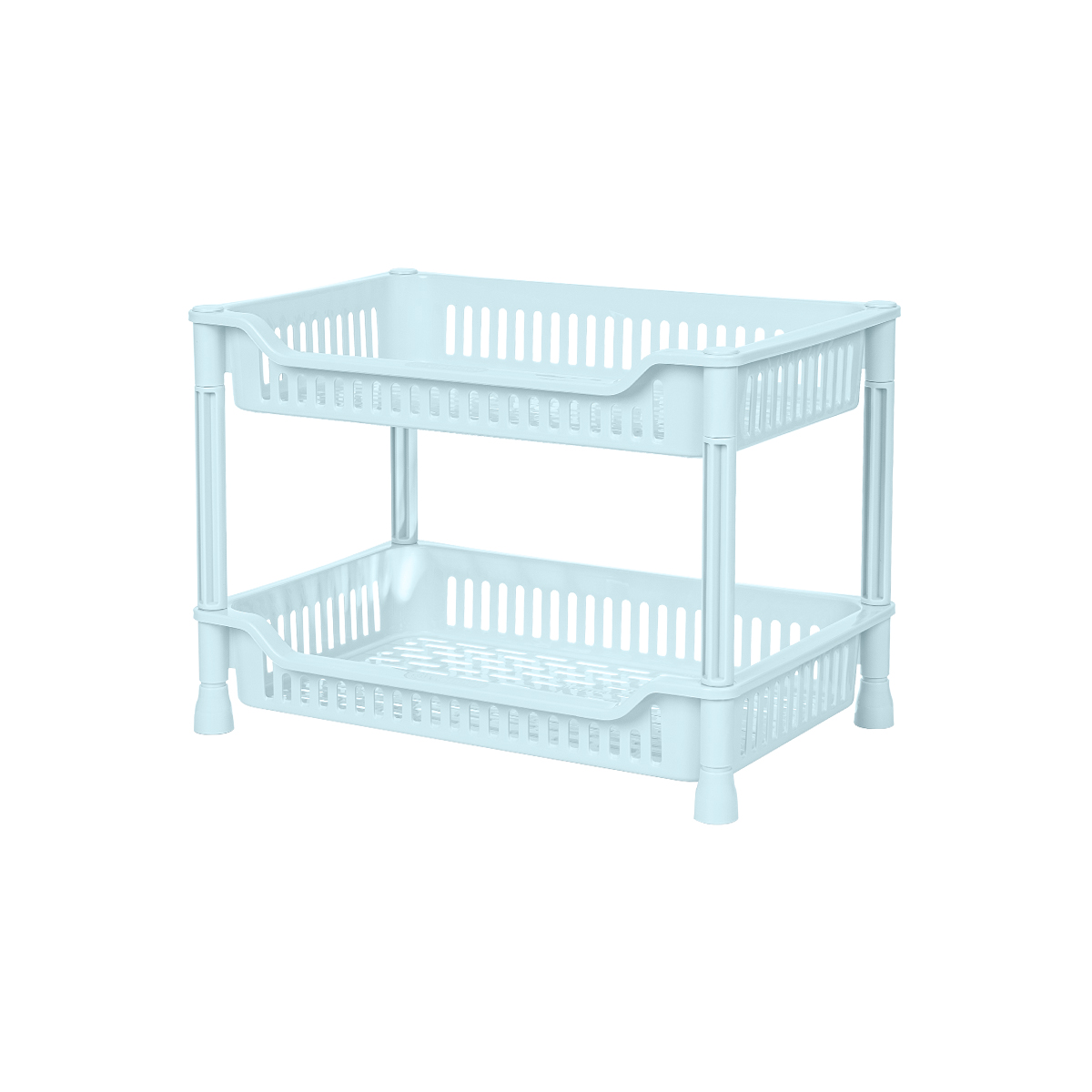 Kệ nhựa chữ nhật cỡ trung 2 tầng/3 tầng VIỆT NHẬT 5538 - Kệ đựng gia vị, chén đĩa, đồ dùng phòng tắm 