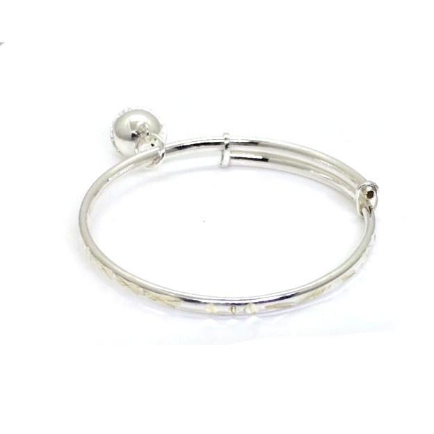 Vòng tay trẻ con Bạc Quang Thản cho bé từ 1-7t chất liệu bạc thật không gỉ, không gây dị ứng da an toàn cho bé - QTVTE31