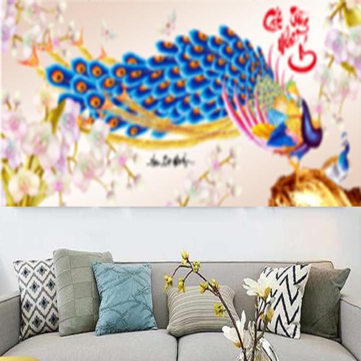 Tranh thêu công cát tường như ý 223169 - kích thước: 100 * 47cm.