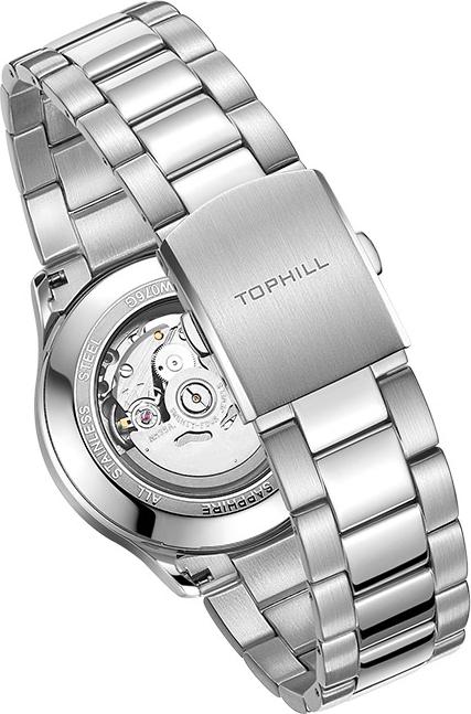 Đồng hồ nam máy cơ tự động chính hãng Thụy Sĩ TOPHILL TW076G.S1158