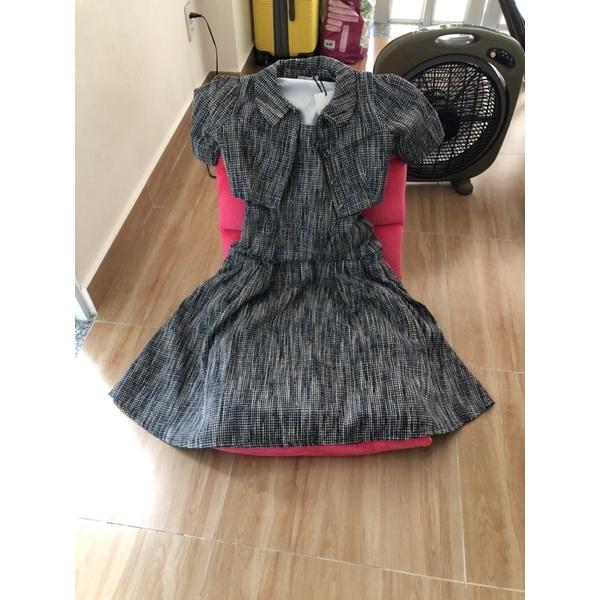 Đầm 2 dây xịn xò kèm khoác ngoài thời trang