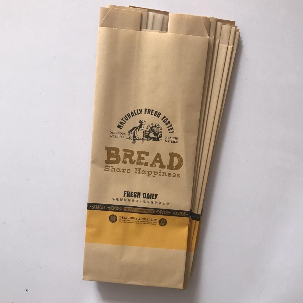Set 50 túi đựng bánh mì hoa cúc bread dọc và ngàng - Bếp Bánh Thyna