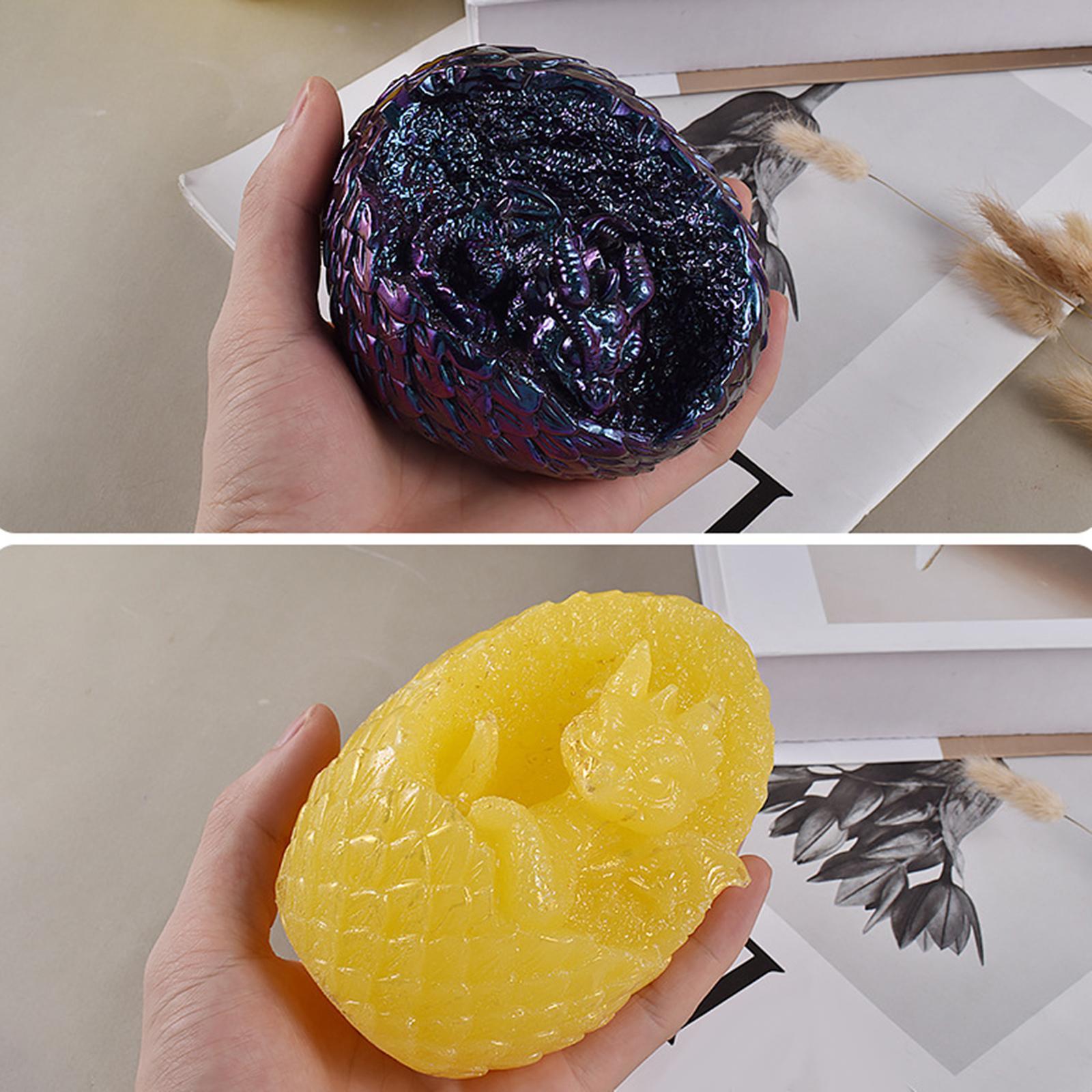 Dragon Egg Epoxy Resin Model Egg Silicone Model for Cake Decorating