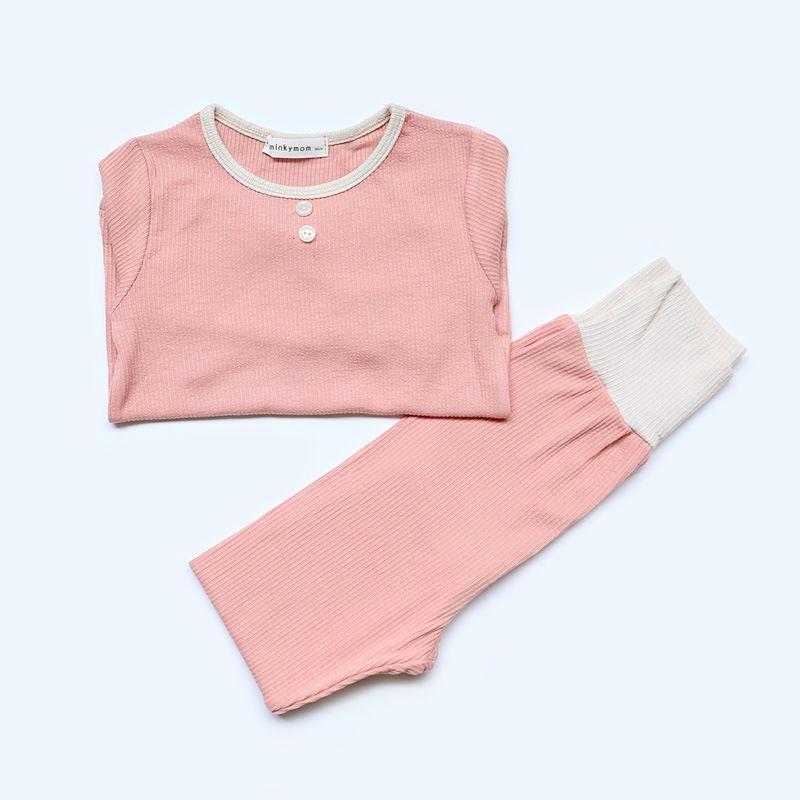 ĐỒ BỘ DÀI TAY THUN TĂM MINKYMOM QUẢNG CHÂU 100% Cotton Nguyên Chất