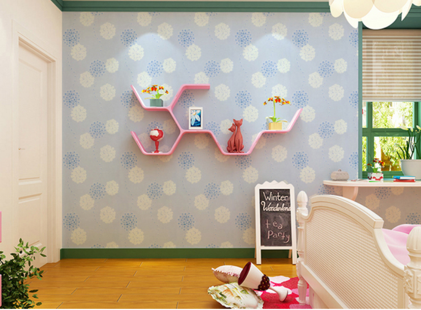 Combo 5m Decal Giấy Dán tường Hoa Chùm Xanh