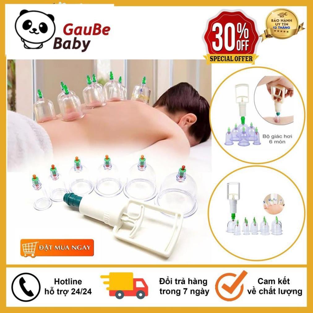 Bộ Dụng Cụ Giác Hơi Tại Nhà 12 Món Tại Nhà, Không Dùng Lửa, An Toàn Tuyệt Đối Khi Sử Dụng