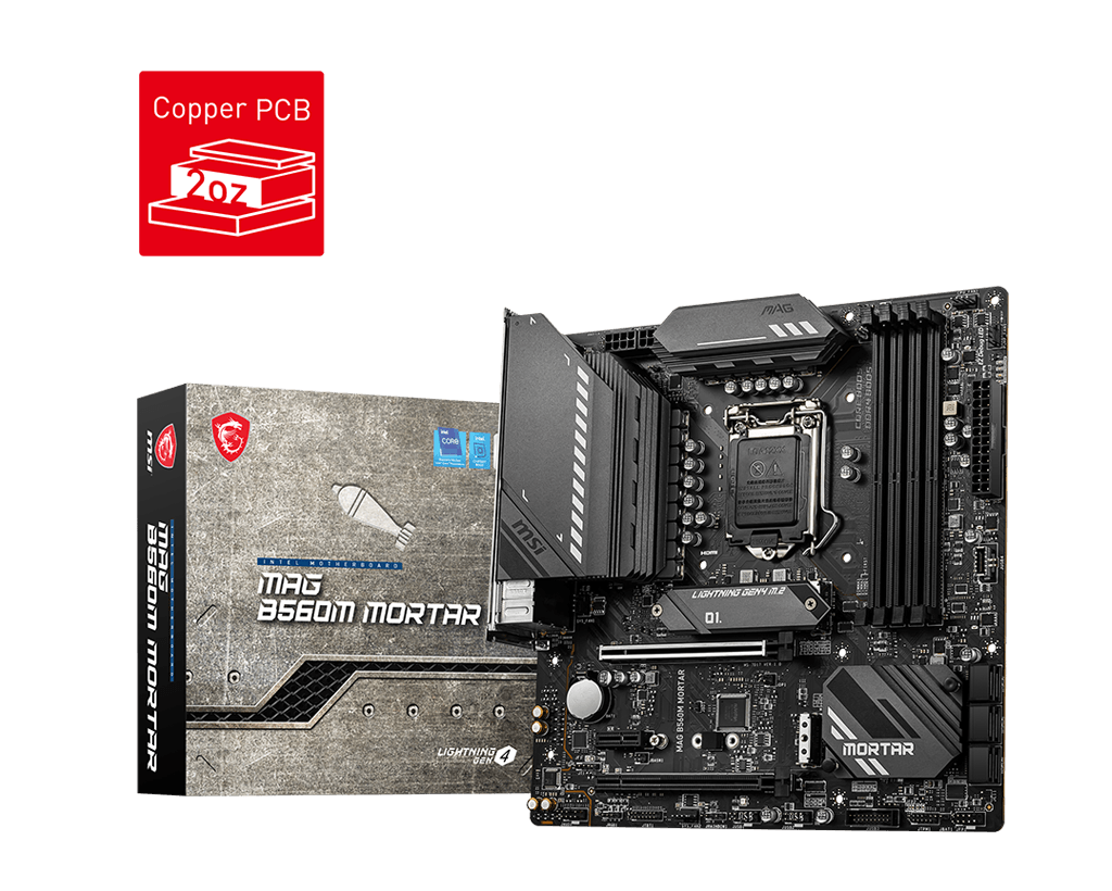 Bo Mạch Chủ Mainboard MSI B560M MORTAR - Hàng Chính Hãng