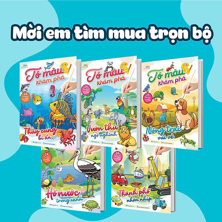Sách Tô màu khám phá