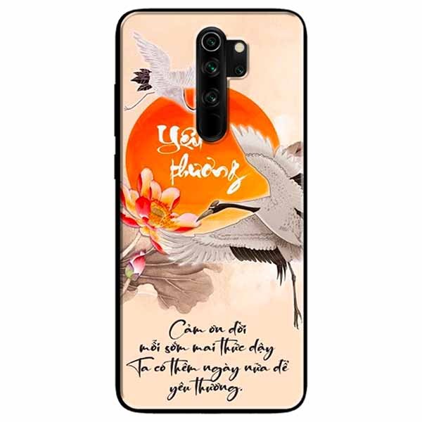 Ốp lưng in cho Redmi Note 8 Pro Mẫu Yêu Thương