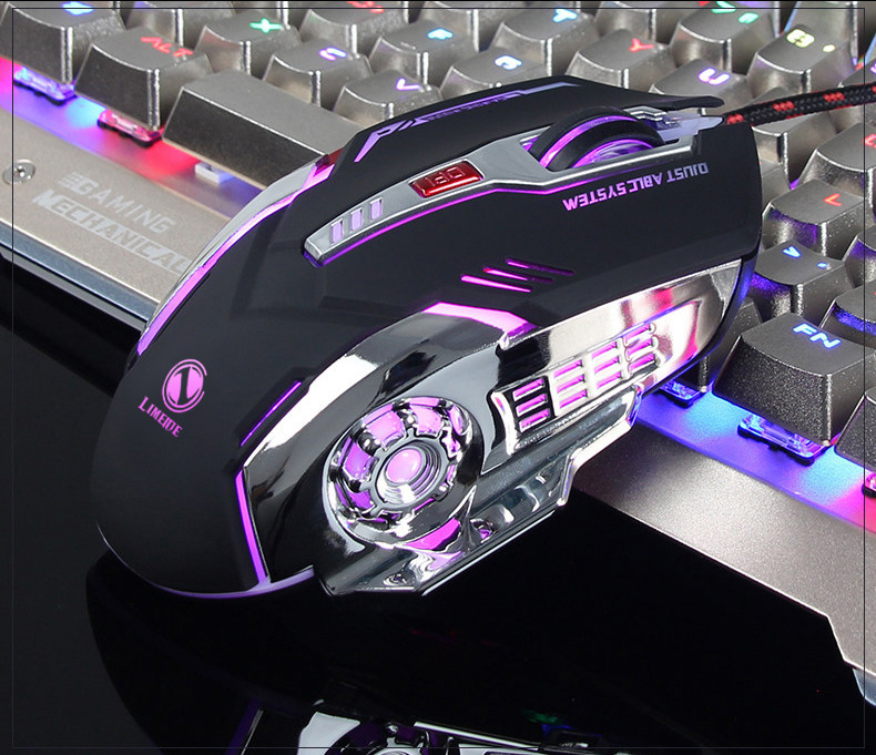 Chuột máy tính - Mouse Chơi Game Limipe V8