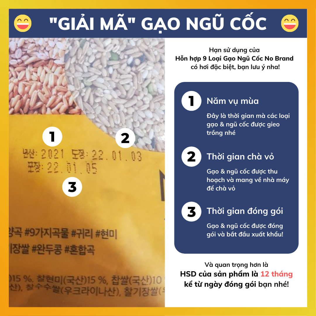 Combo 2 Túi Gạo Trộn Hỗn Hợp 9 Loại Ngũ Cốc No Brand Túi 4kg